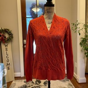 Loft pumpkin colored sweater